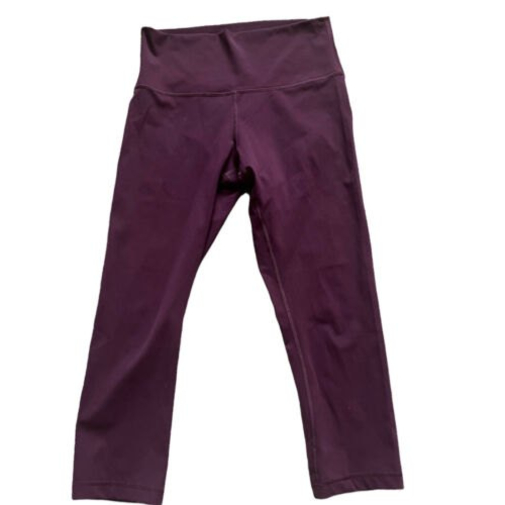 Lululemon Align High Rise Yoga Capri Pant Size 8 Maroon